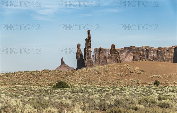 Famous Monument Valley in Arizona, USA, North America