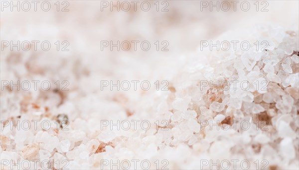 Pink Salt on a vintage background as detailed close-up shot (selective focus)