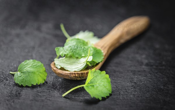 Balm on a vintage background as detailed close-up shot (selective focus)