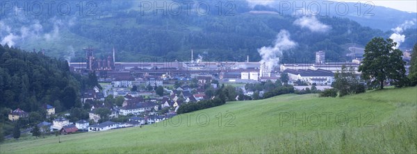 Voestalpine steelworks in the Donawitz district, known for the first application of the