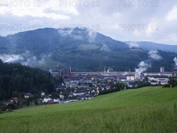 Voestalpine steelworks in the Donawitz district, known for the first application of the