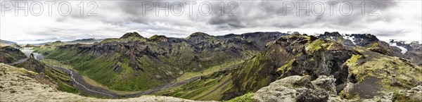 Stunning shot at Eyjafjallajokull area in the western part of Iceland