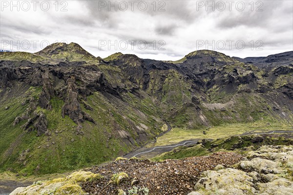 Stunning shot at Eyjafjallajokull area in the western part of Iceland