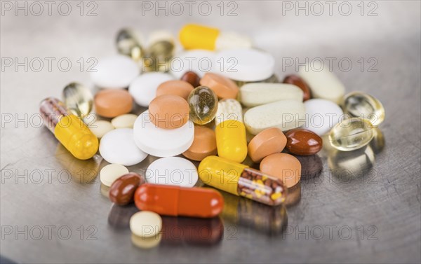 Drugs as detailed close-up shot (selective focus)