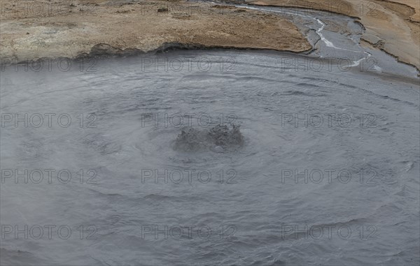 Hverir Geothermal Area in the northern part of Iceland (near Myvatn)