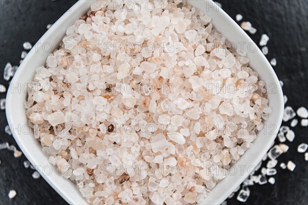 Portion of Pink Salt (close-up shot, selective focus)
