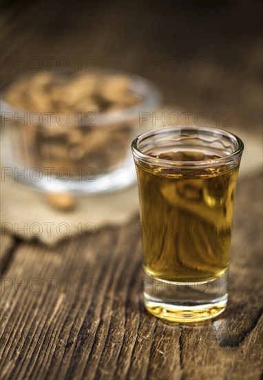 Some Amaretto (close-up shot, selective focus)