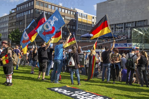 AfD rally under the slogan STOP ISLAMISM in Mannheim: A week earlier, there was a fatal knife