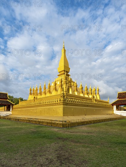Pha That Luang stupa, Vientiane, Laos, Asia