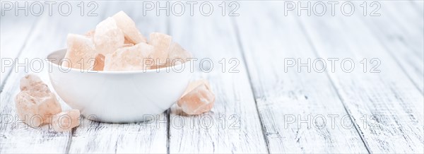 Some parts of himalayan Salt (detailed close-up shot, selective focus)