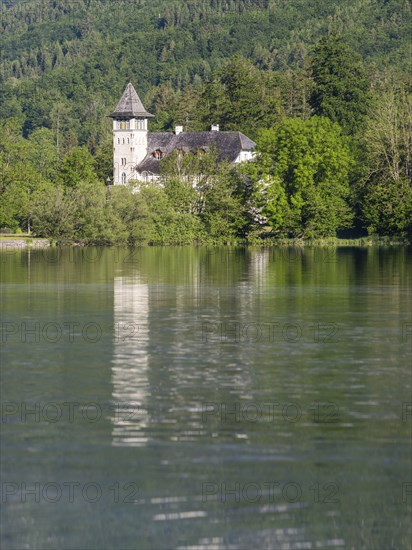 Grundlsee Castle, Grundlsee, Salzkammergut, Styria, Austria, Europe