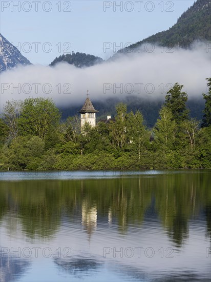 Grundlsee Castle, Grundlsee, Salzkammergut, Styria, Austria, Europe