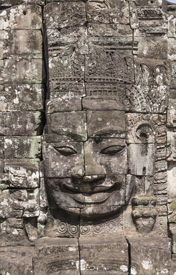 Bayon Temple in the Angkor Wat area Cambodia