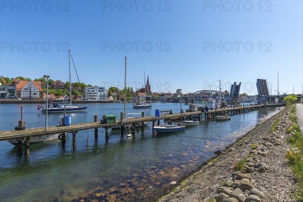 Sonderborg, Als, town of Sonderburg, St. Mary's Church, island of Alsen, Flensburg Fjord, Baltic