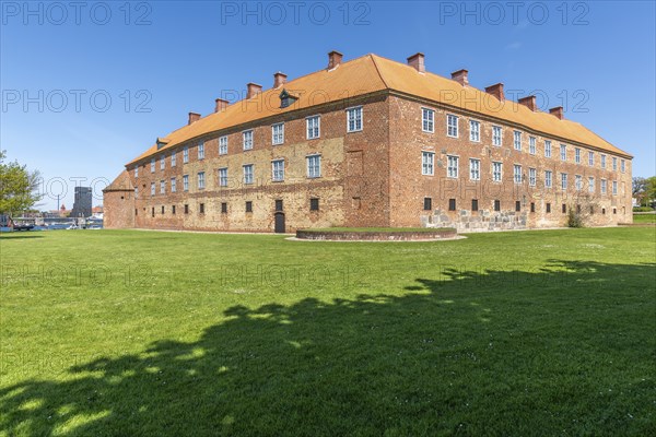 Sonderborg, Als, town of Sonderburg, brick building of Sonderburg Castle, Museum of Cultural