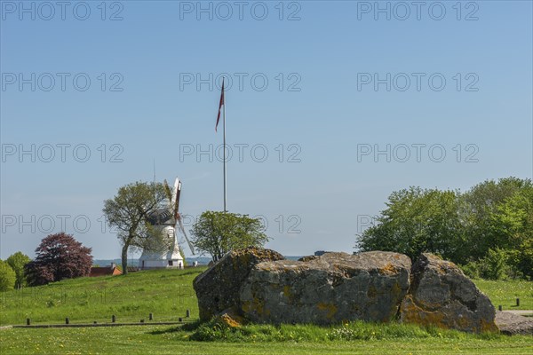 Dybbol Molle, Memorial to the German-Danish War of 1864, Düppel Mill, remains of the fortress,