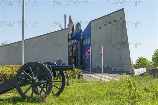 Museum, Memorial to the German-Danish War of 1864, Dybbol Banke, Düppel, Cannon, Sonderborg,