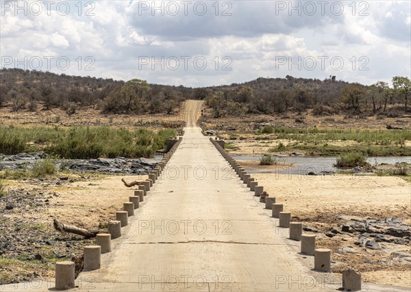 Bridge at Olifants River (Limpopo) in Kruger National Park, South Africa, Africa