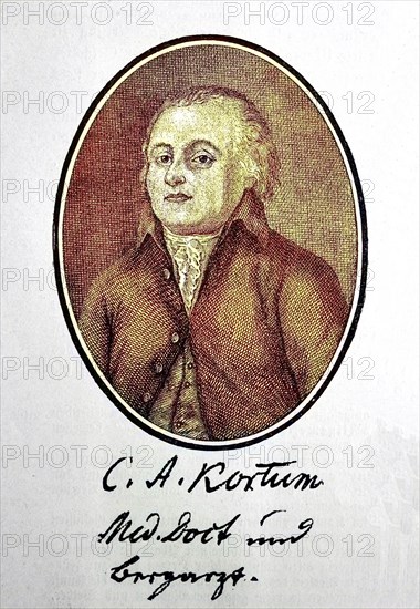 Carl Arnold Kortum, 5 July 1745, 15 August 1824, was a German general practitioner and mountain