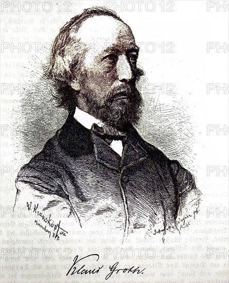 Klaus Johann Groth, 24 April 1819, 1 June 1899, was an important Low German lyricist and writer,