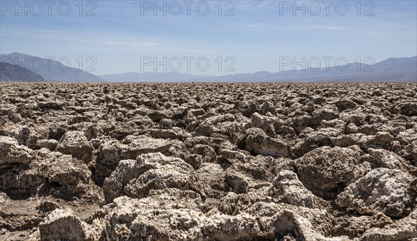 Devil's Golf Course, Death Valley National Park in California, USA, North America
