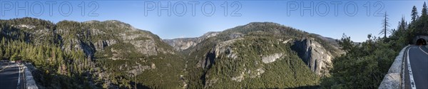 Yosemite Valley. View from scenic point. California, USA, North America