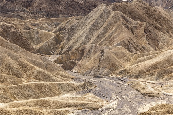 Rock Formations at Zabriskie Point, Death Valley National Park, California, USA, North America