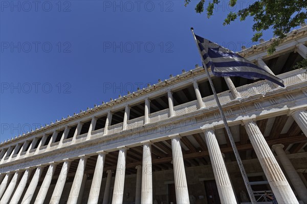 Stoa of Attalos, Hall of Columns, Reconstruction, Athens, Greece, Europe