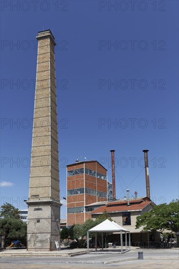Athens Gasworks Industrial Monument from 1857, today the venue Technopolis City of Athens, Gazi