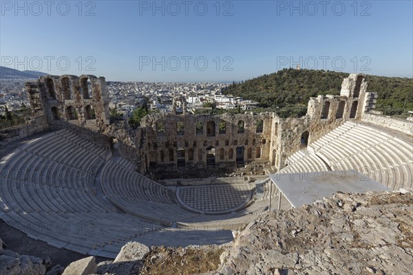 Odeon of Herodes Atticus, Roman-Greek amphitheatre, Acropolis, Athens, Greece, Europe