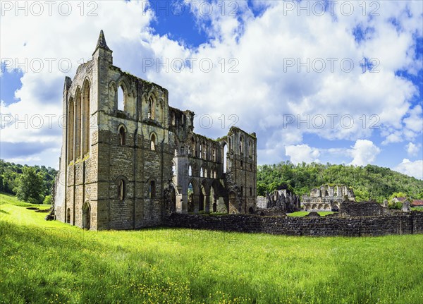 Rievaulx Abbey, North York Moors National Park, North Yorkshire, England, UK