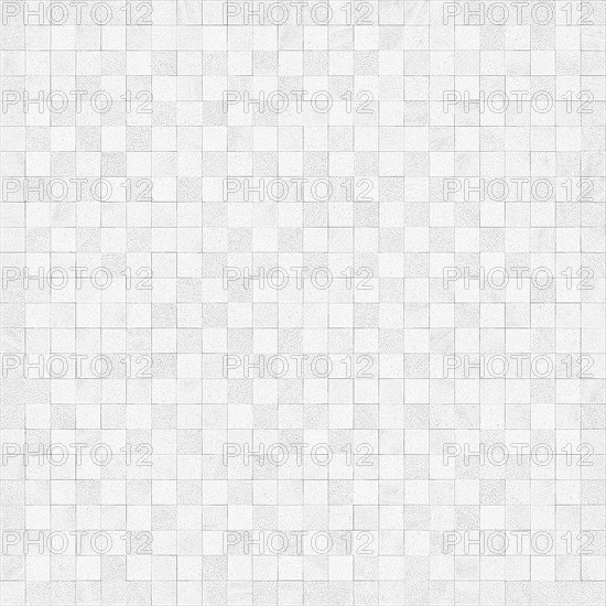 Subtle white and gray mosaic pattern composed of small, uniform squares creating a geometric