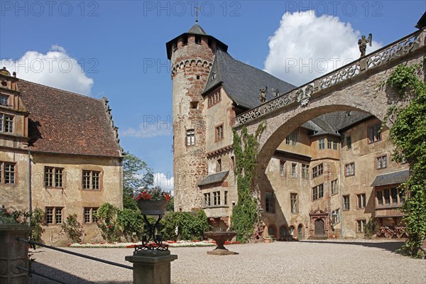 Fürstenau Castle, built from the 14th century, Michelstadt-Steinbach, Odenwaldkreis, Hesse,