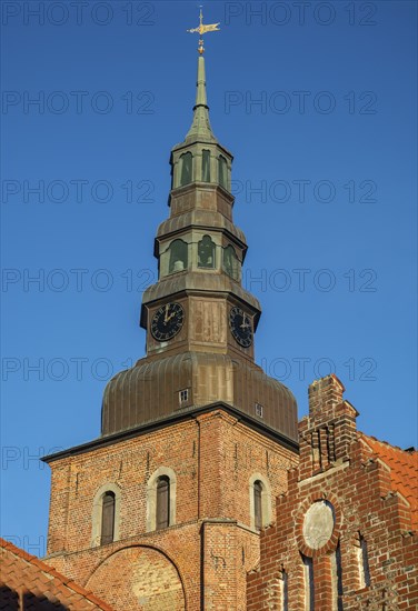 St. Mary's Church from the 13th century and gable of the Latin School from the 17th century in