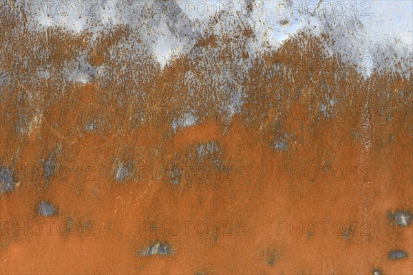 Grunge background of old painted metal