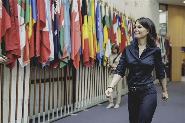 Annalena Bärbock (Alliance 90/The Greens), Federal Foreign Minister, photographed during a visit to