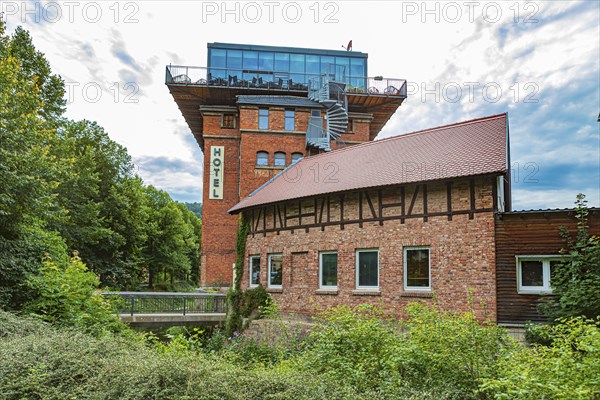 Fronveste, The old prison hotel in Meiningen, Thuringia, Germany, Europe