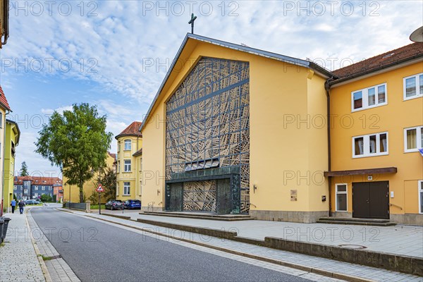 St Mary's in the Mauergasse in Meiningen, Thuringia, Germany, Europe