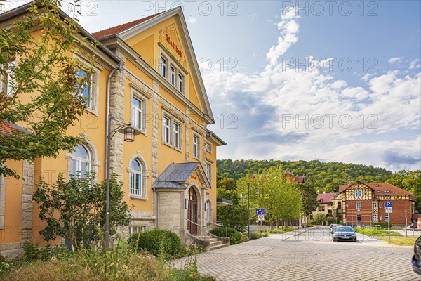 The old town baths in Meiningen, Thuringia, Germany, Europe
