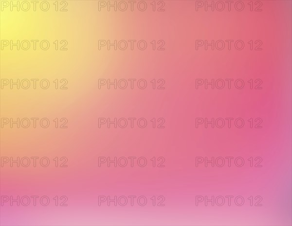 A blurred gradient background with smooth transitions between pink and yellow tones creating a warm