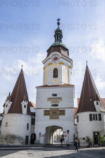 Stone gate ('Steinertor') in the historic old town of Krems an der Donau