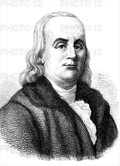 Benjamin Franklin, 17 January 1706, 17 April 1790, was an American printer, publisher, writer,