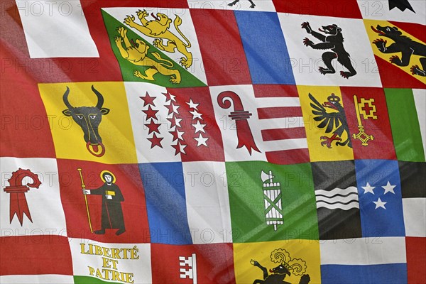 Flag Cantonal coat of arms