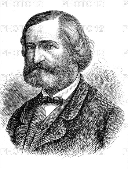 Baron Hans Philipp Werner von und zu Aufsess, 7 September 1801, 6 May 1872, a German antiquarian