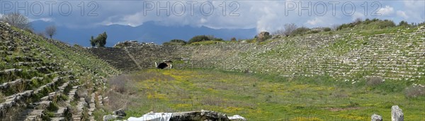 Large stadium of the ancient city of Aphrodisias, today's city of Geyre, Karacasu, Aydin, Western