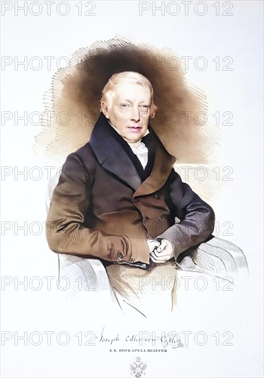 Joseph Leopold Edler von Eybler (born 8 February 1765 in Schwechat near Vienna, died 24 July 1846