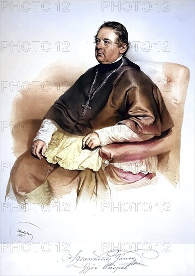 Johann Baptist Stankovits (d.1848), Bishop of Raab (Györ), Historical, digitally restored
