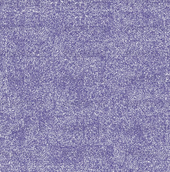 An abstract pattern of blue and white static noise resembling digital interference or random