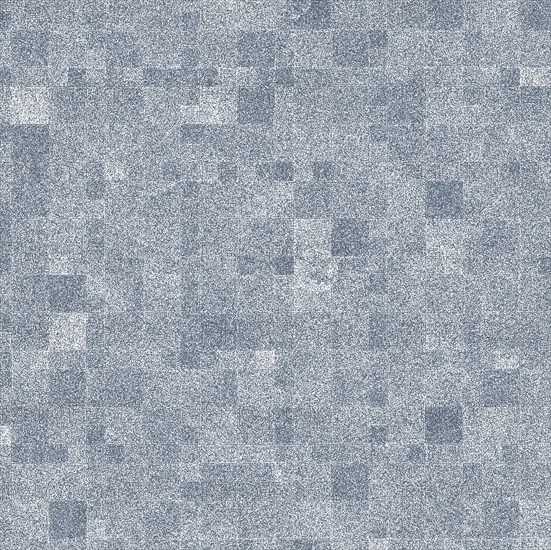 An abstract pixelated pattern with varying shades of blue and white, resembling a digital mosaic