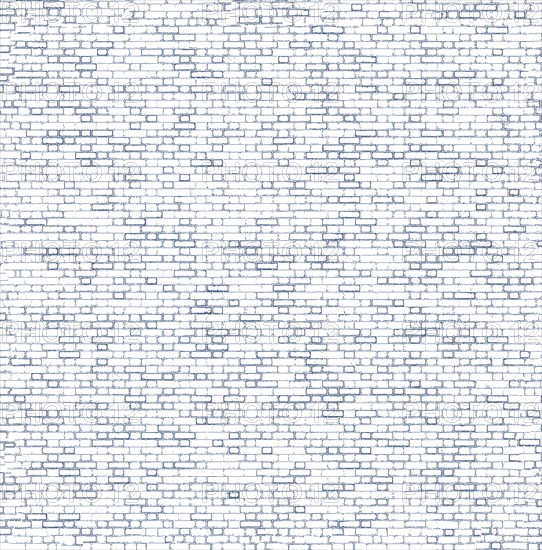 A uniform pattern of white bricks arranged in neat rows, creating a rectangular and consistent